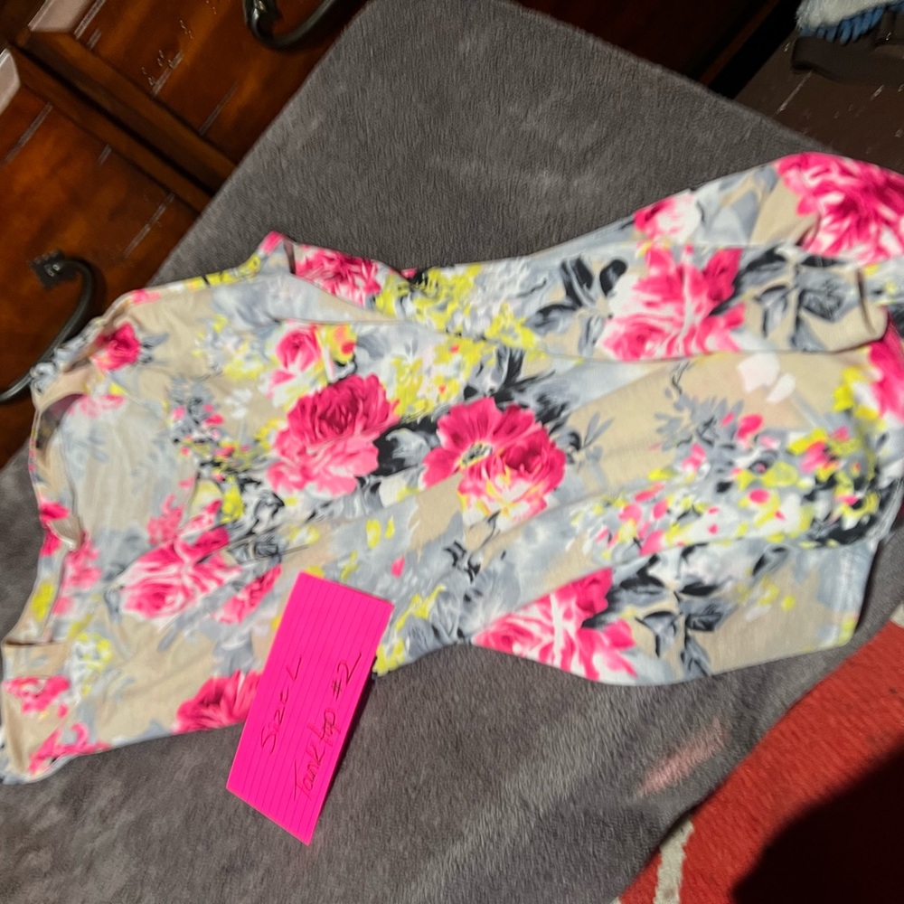 Floral Print Tank Top